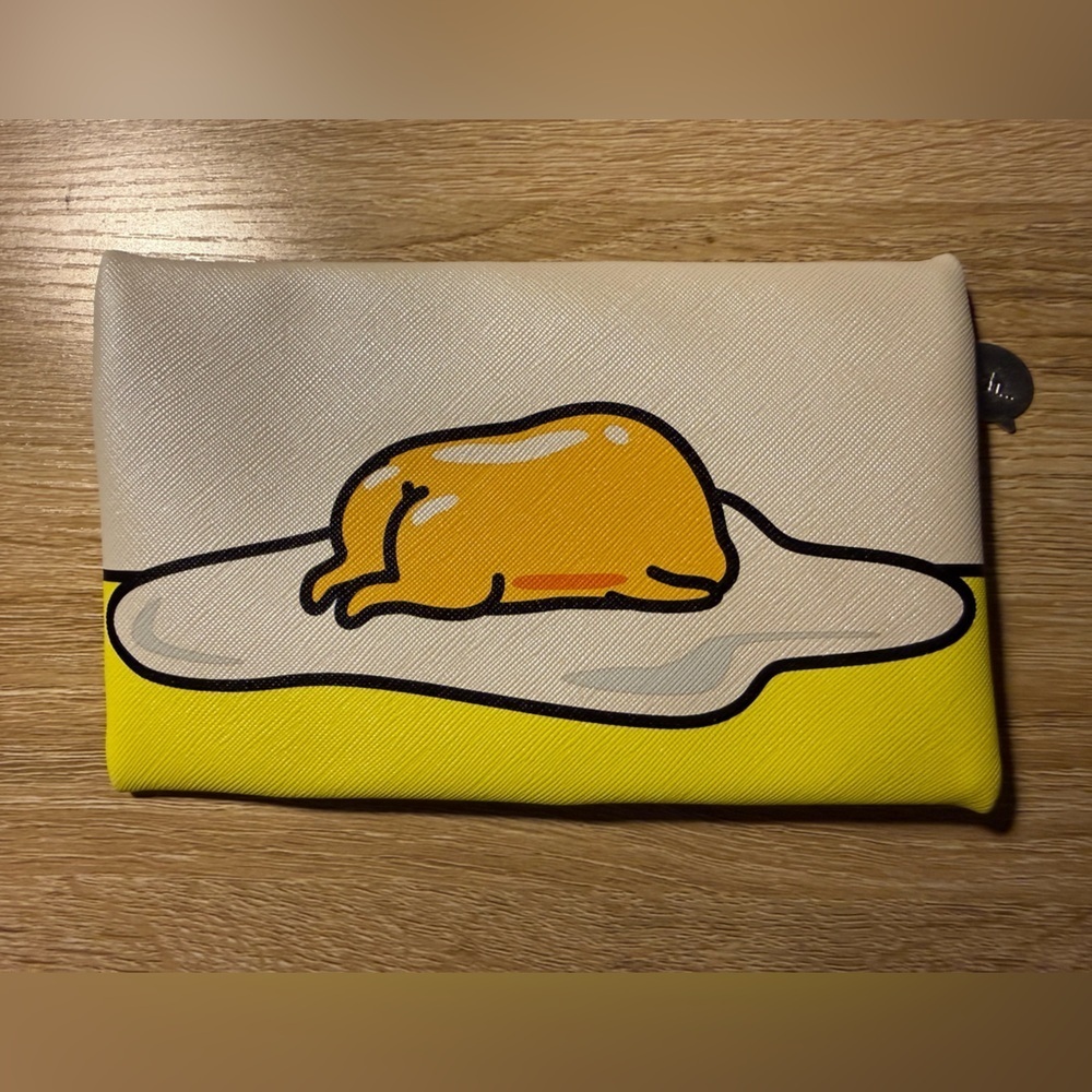 ipsy Gudetama Cosmetic Bag - Yellow and White - Picture 2 of 3